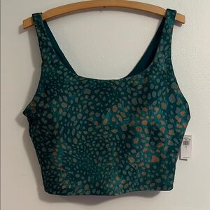 Teal and Orange Athletic Top, size XL